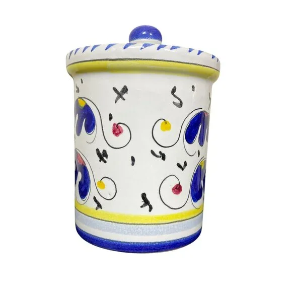 Romana Sambuca Italian Ceramic Jar With Lid - Picture 8 of 10